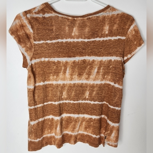 Rachel and Zoe Copper tie dyed tee shirt Size Medium - Picture 7 of 8